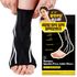 [MURO] BARANAS Quadruple Compression Knöchelschutz, Unisex, Freie Größe, Schwarz, 2 Stück, 4-Wege-Nahkompression, die den Knöchel fest hält! Knöchelbandschutz